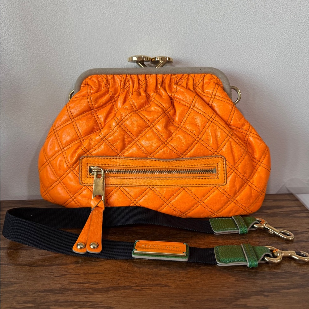 Vintage Y2K Marc Jacobs Neon Orange Little Stam